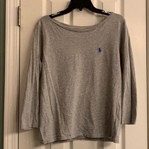 Polo Ralph Lauren grey long sleeve tee